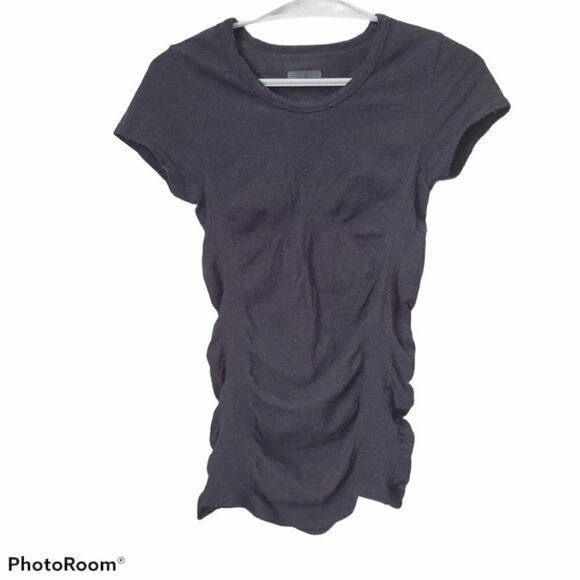 Athleta Breathe Active Ruched short sleeve Tee top - Picture 2 of 8